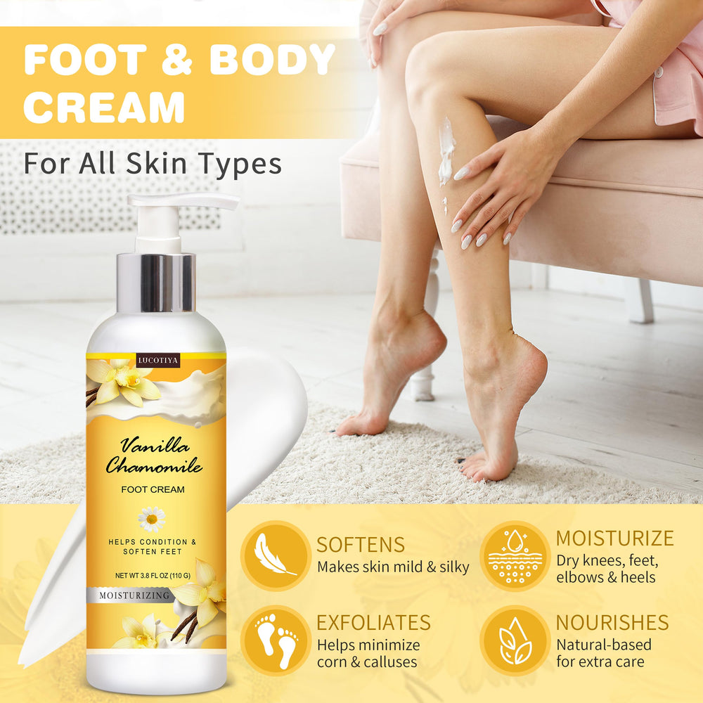 LUCOTIYA urea foot cream with shea butter and coconut oil