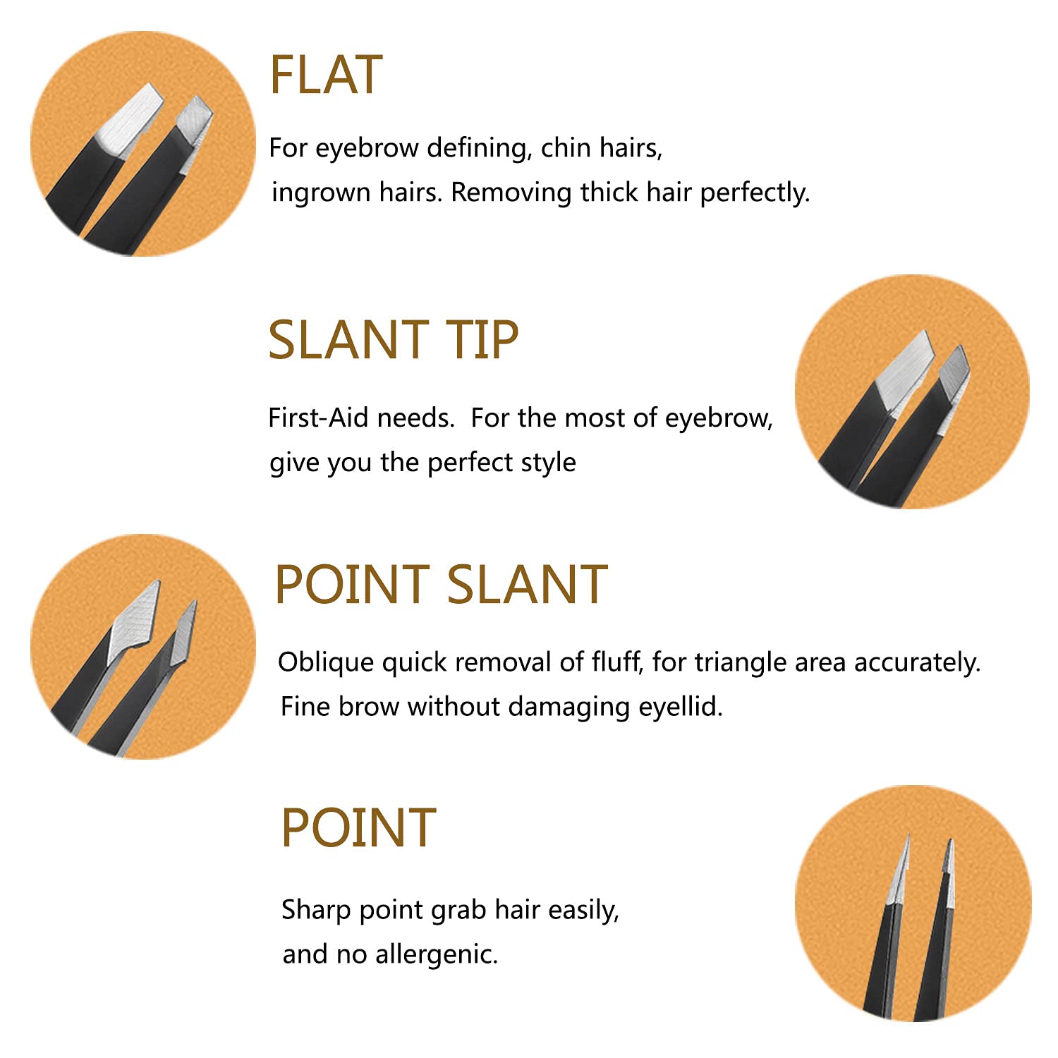 LUDOUPIER pointed tweezers for precise pinpoint extraction.