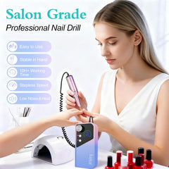 LUELLE nail drill kit for acrylic and gel removal at home or salon.