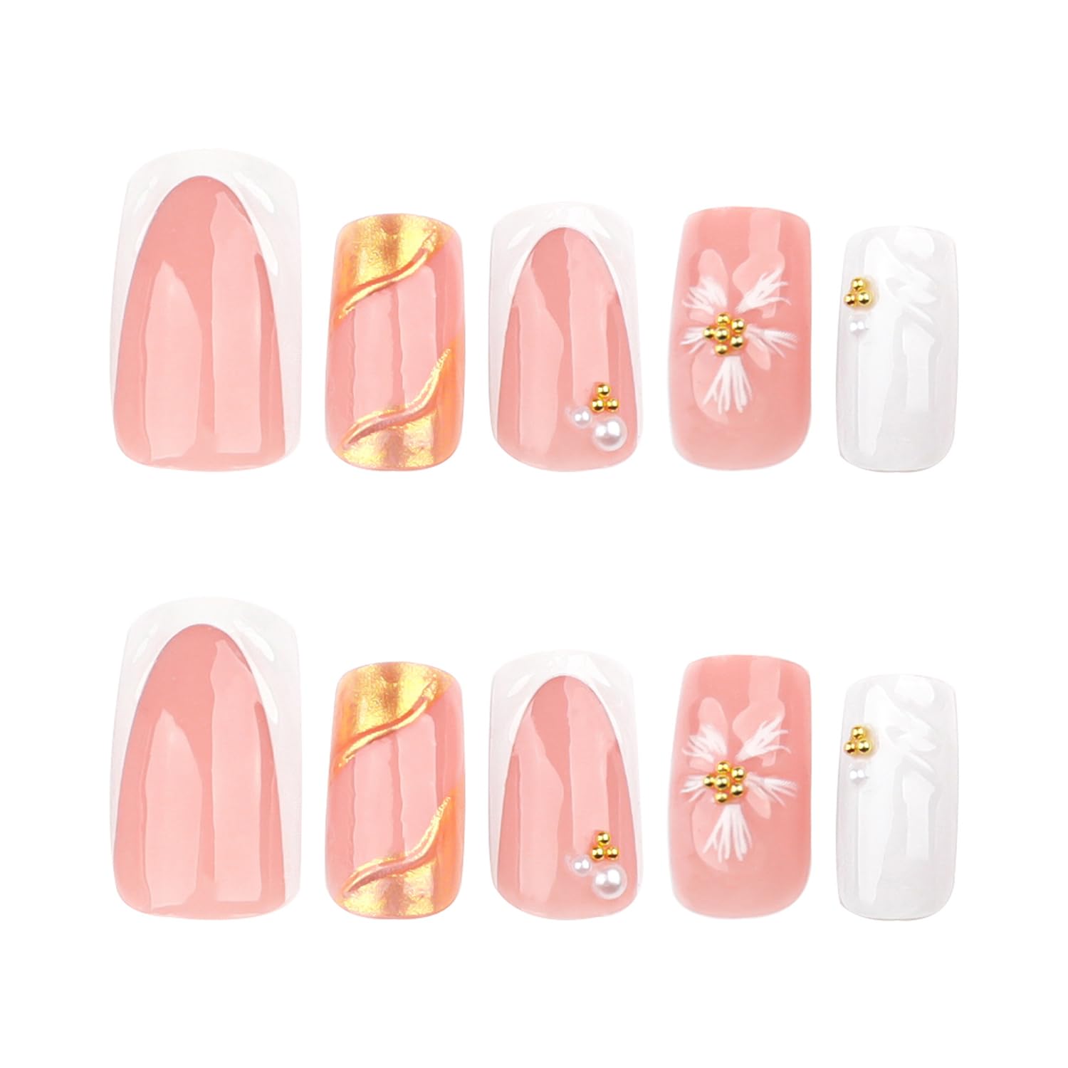 Lukmexor Uñas con acabado brillante, perfecto para uso diario.