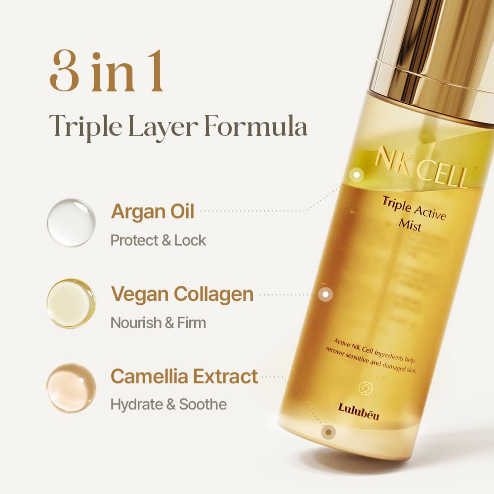 LULUBEU Triple Active Mist efecto brillo suave para piel radiante