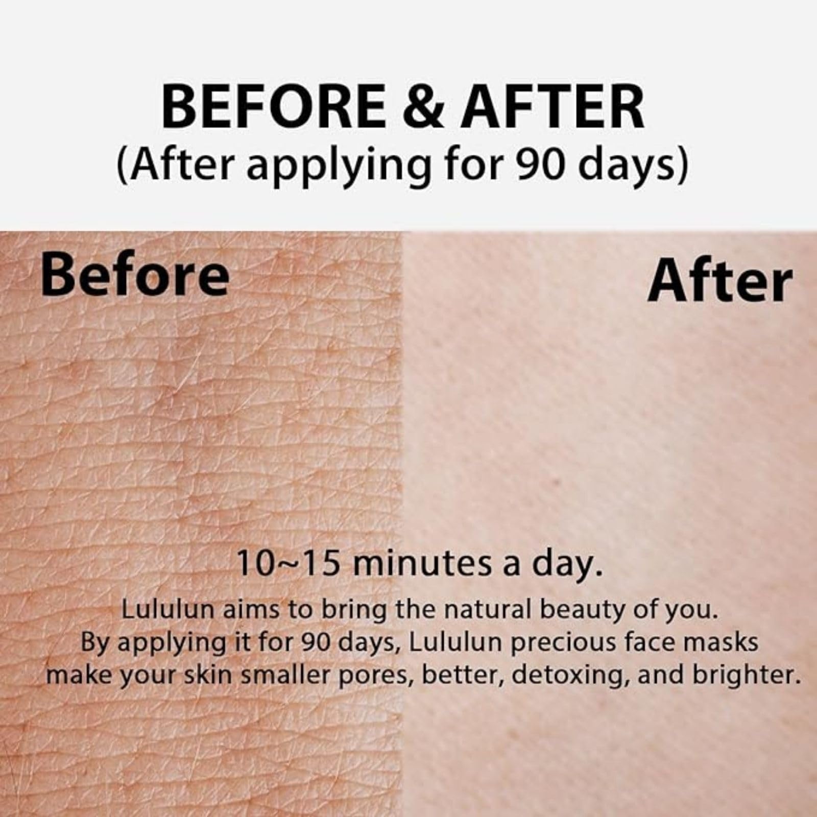 Lululun 32EA mask beta-glucan softens texture and enhances radiance.