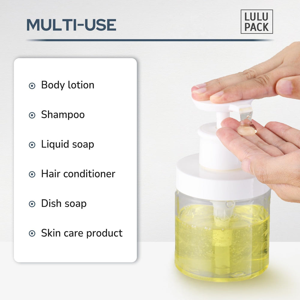 Lulupack leak-proof pump dispenser prevents leaks during transport