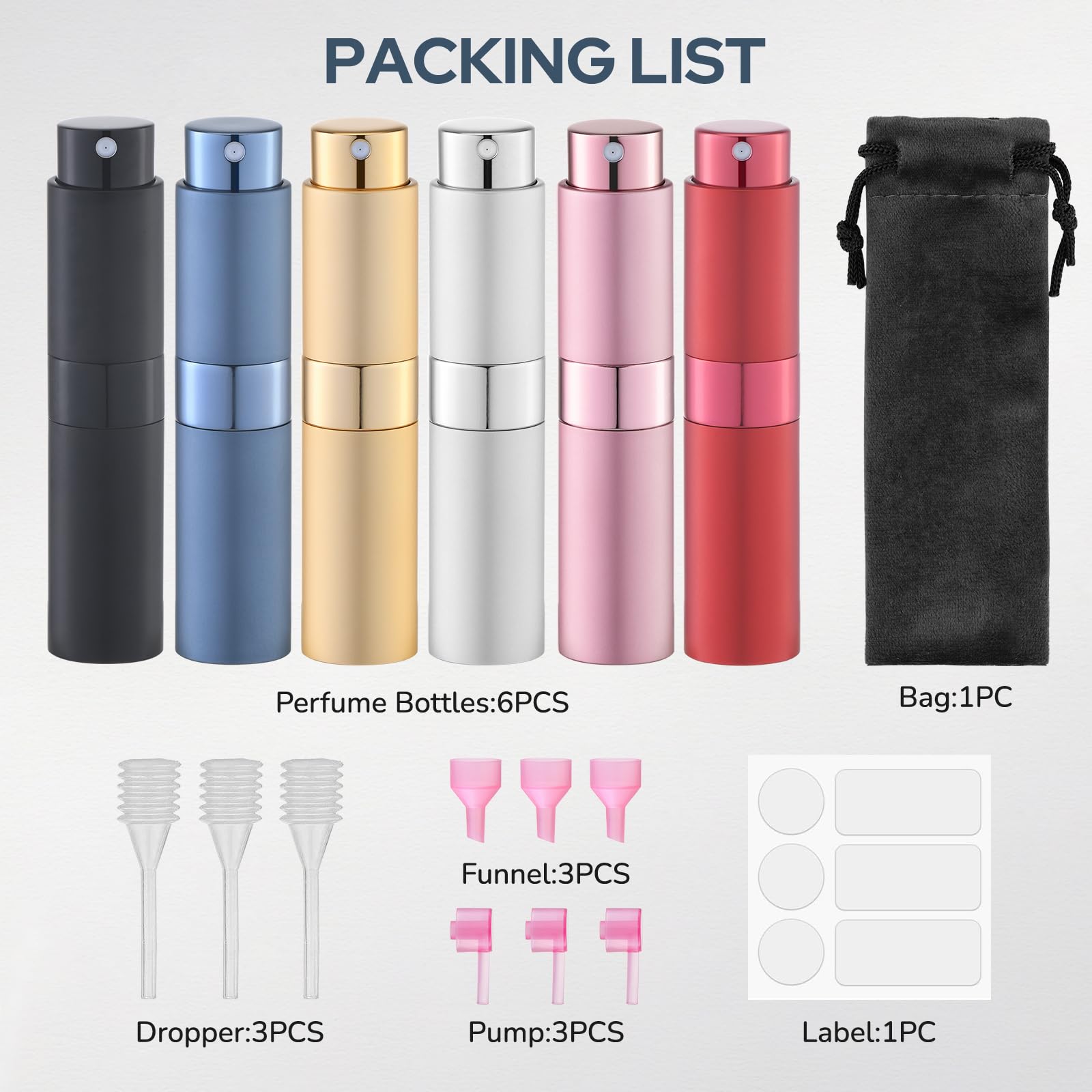 Lulupack mist spray mechanism delivering even fragrance