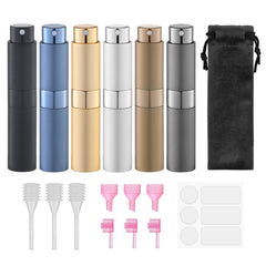Lulupack travel fragrance bottle 8ml, compact and refillable for on-the-go scent.