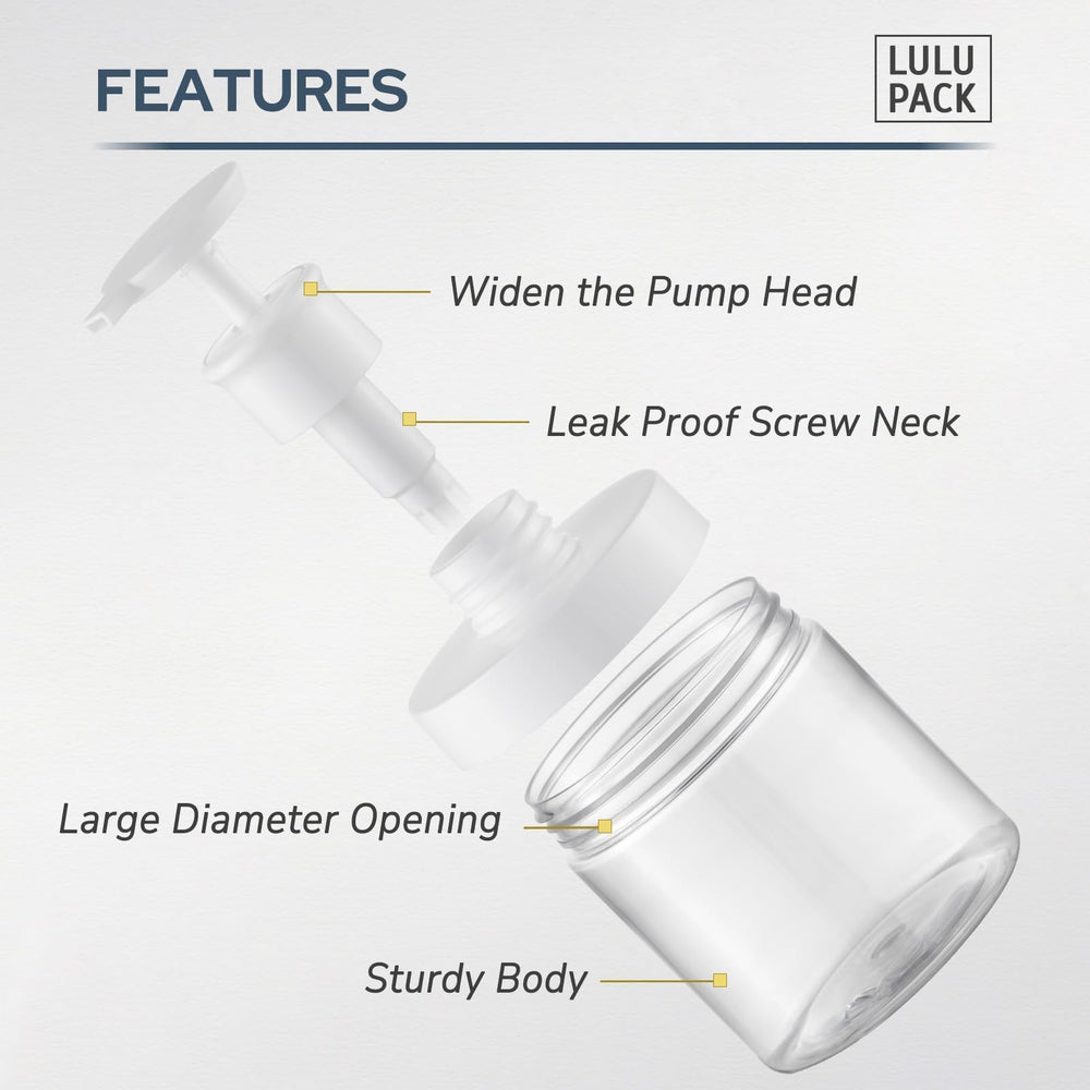 Lulupack wide-mouth bottle shows easy filling with a 7.5 cm opening