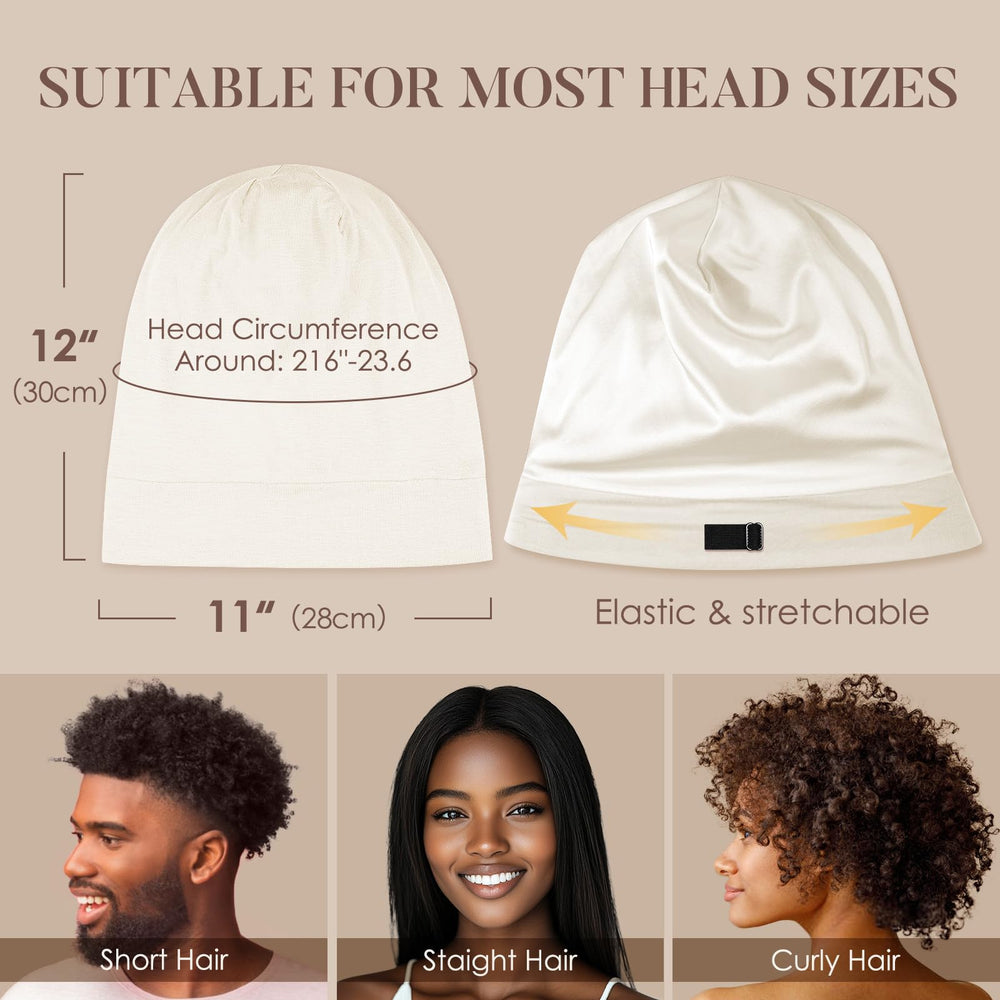 Gorro de seda LULUSILK para usos múltiples y ocasiones.
