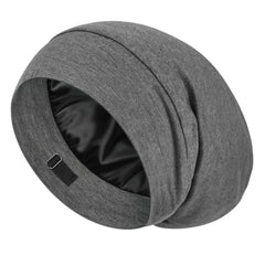 Gorro de seda LULUSILK para dormir con tacto suave cuida el cabello.