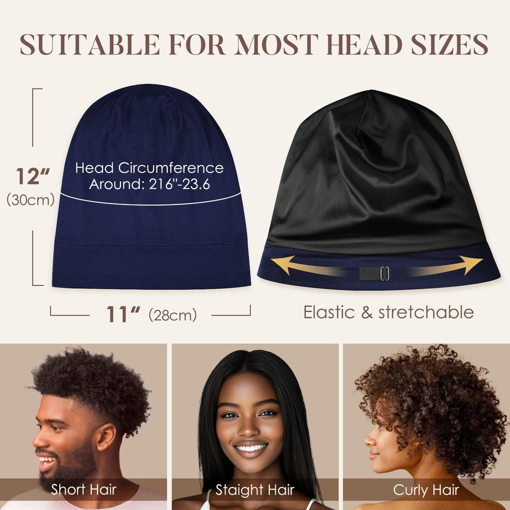 Apto para todo tipo de cabello, LULUSILK ofrece protección durante la noche.
