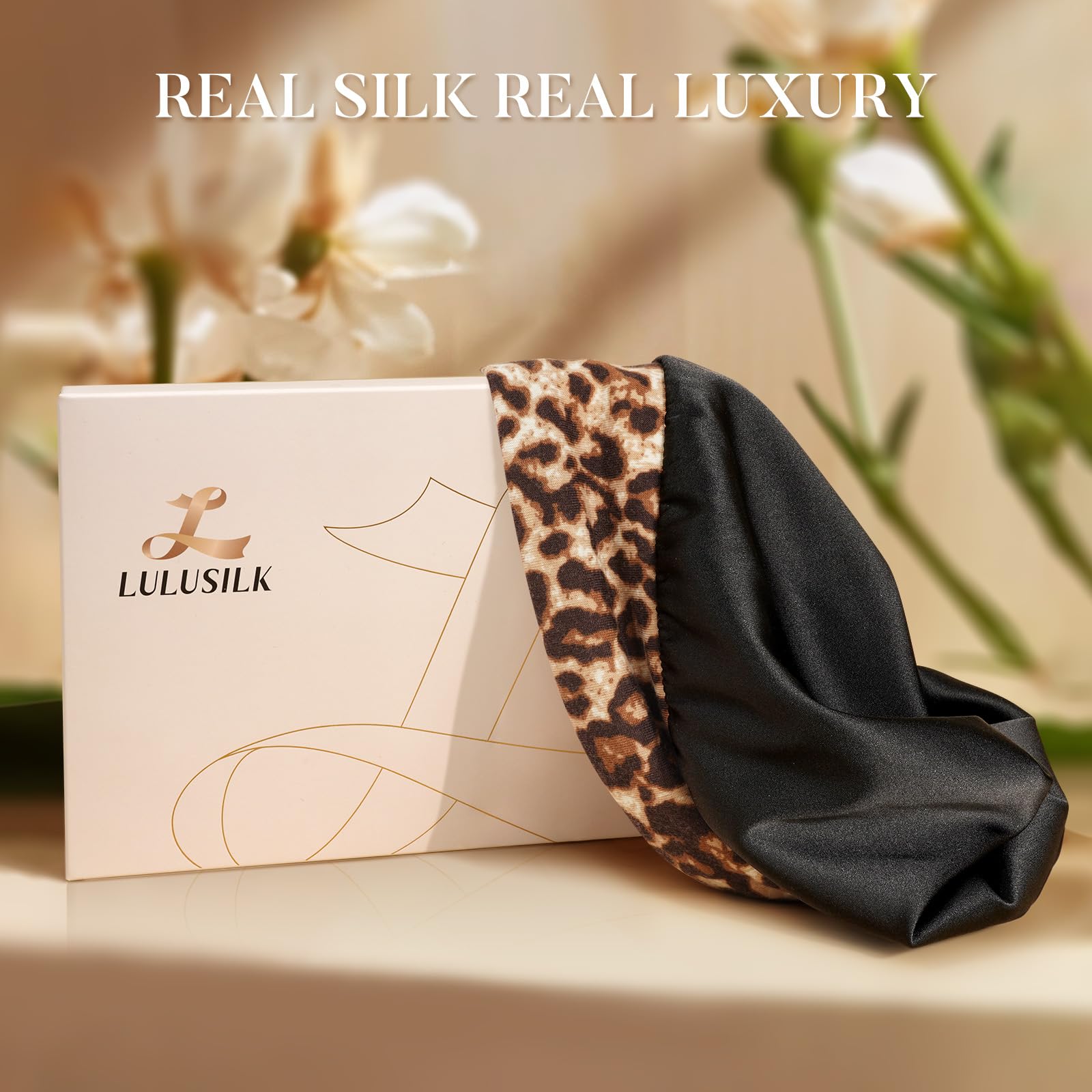 LULUSILK colores marrón leopardo para combinar con atuendos.