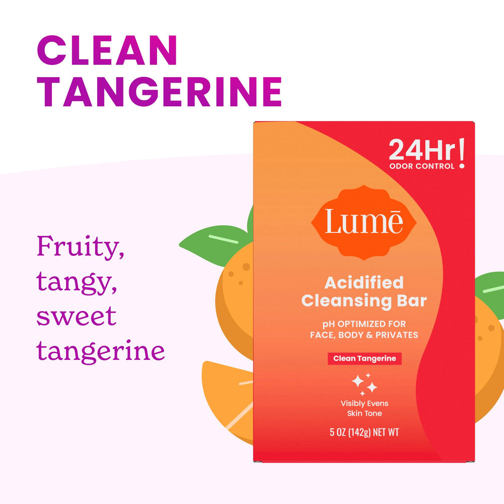 Lume Acidified Bar Unscented Lather showing moisturizing cleansing power