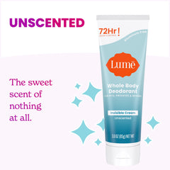 Lume application on underarm showing long-lasting odor protection