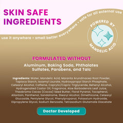 Lume cream-stick application underarm demonstrates quick odor defense.