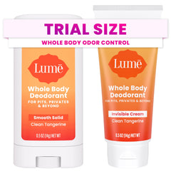 Desodorante Lume: crema invisible para el cuerpo, controla olores de forma suave y eficaz.