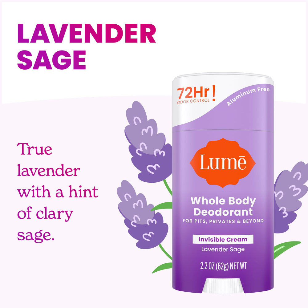 Lume deodorant cream stick private parts usage with skin safety