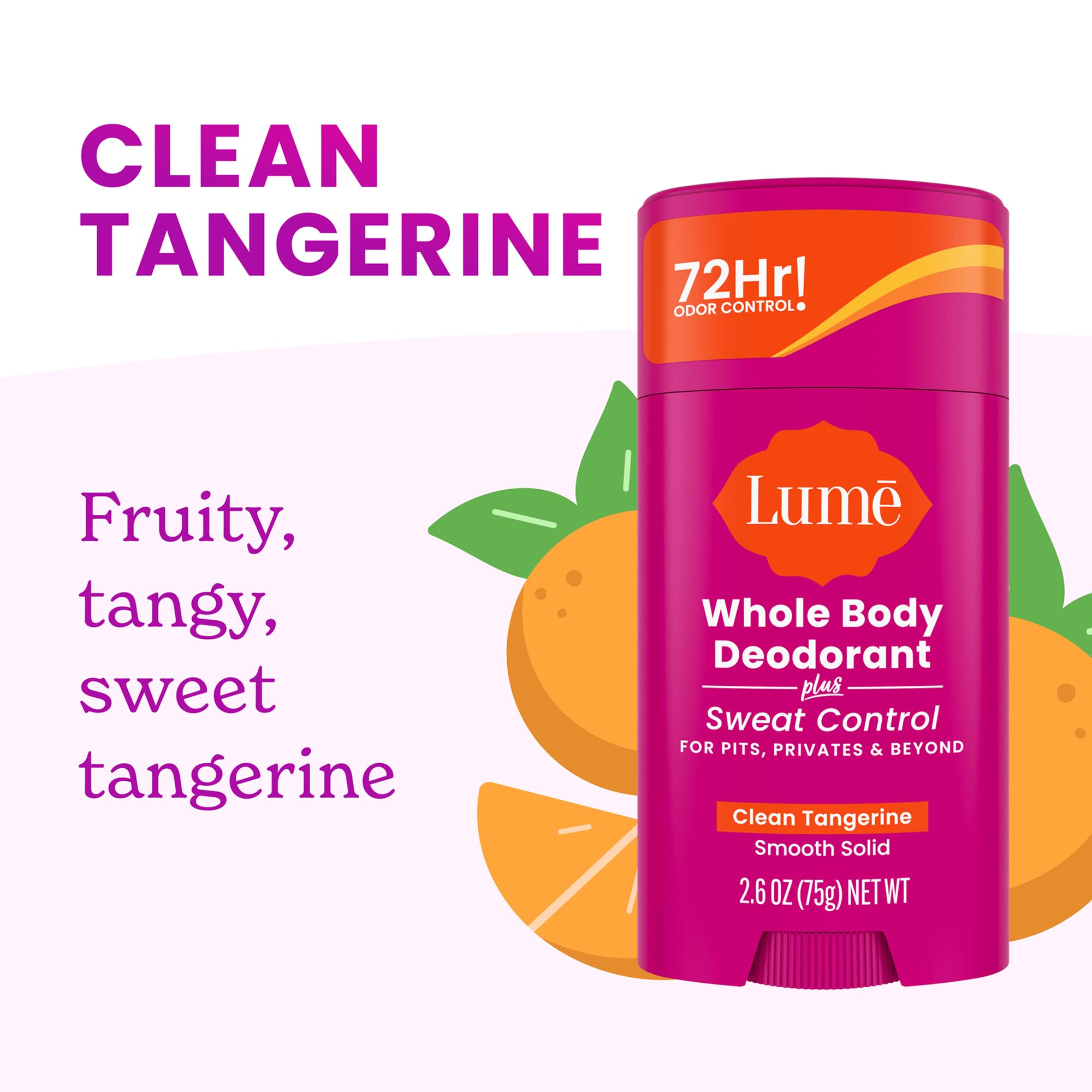 Two pack of Lume Deodorant Plus for ongoing protection