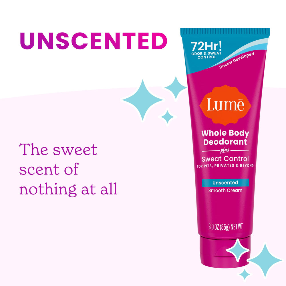 Lume dermatologist developed formula designed for sensitive areas