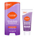 Lume Whole Body Deodorant Bundle – Invisible Cream Mini + Solid Stick, 72-Hour Odor Control, Aluminum & Baking Soda Free