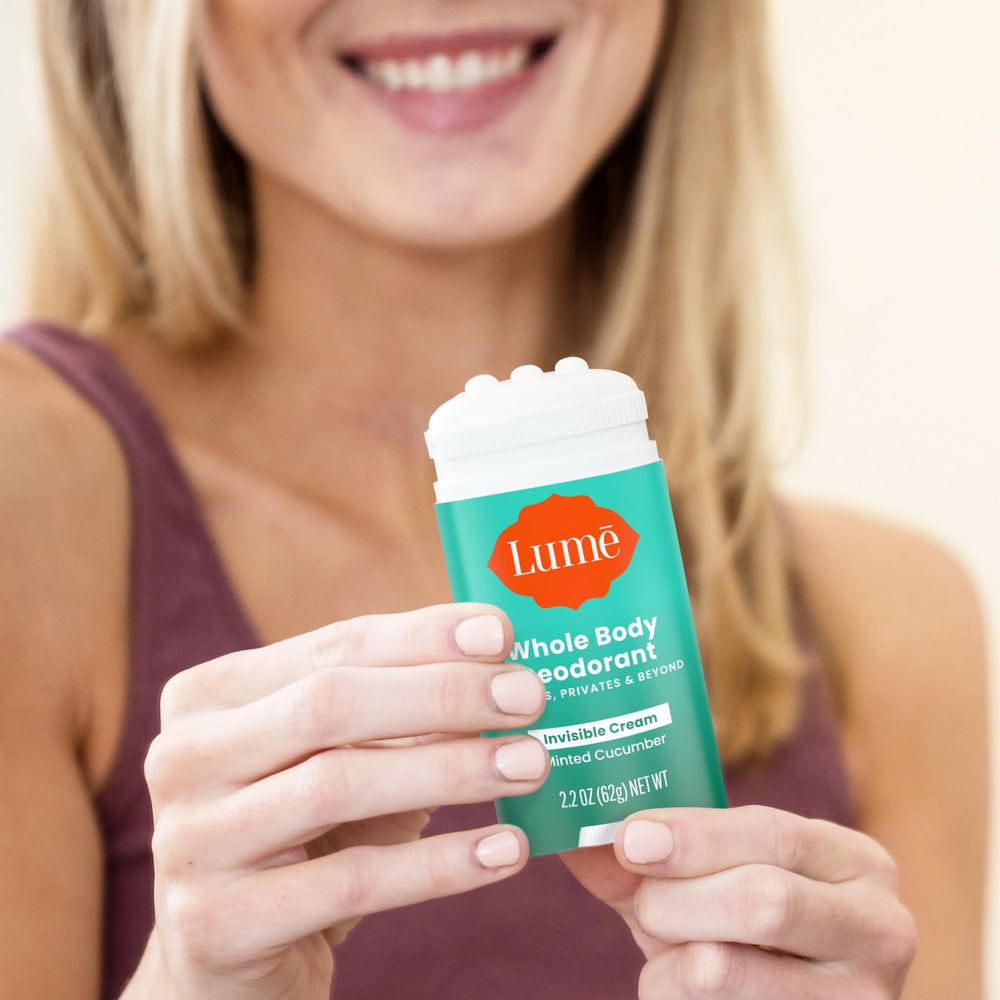 Lume doctor-developed skin-safe aluminum-free baking soda-free label