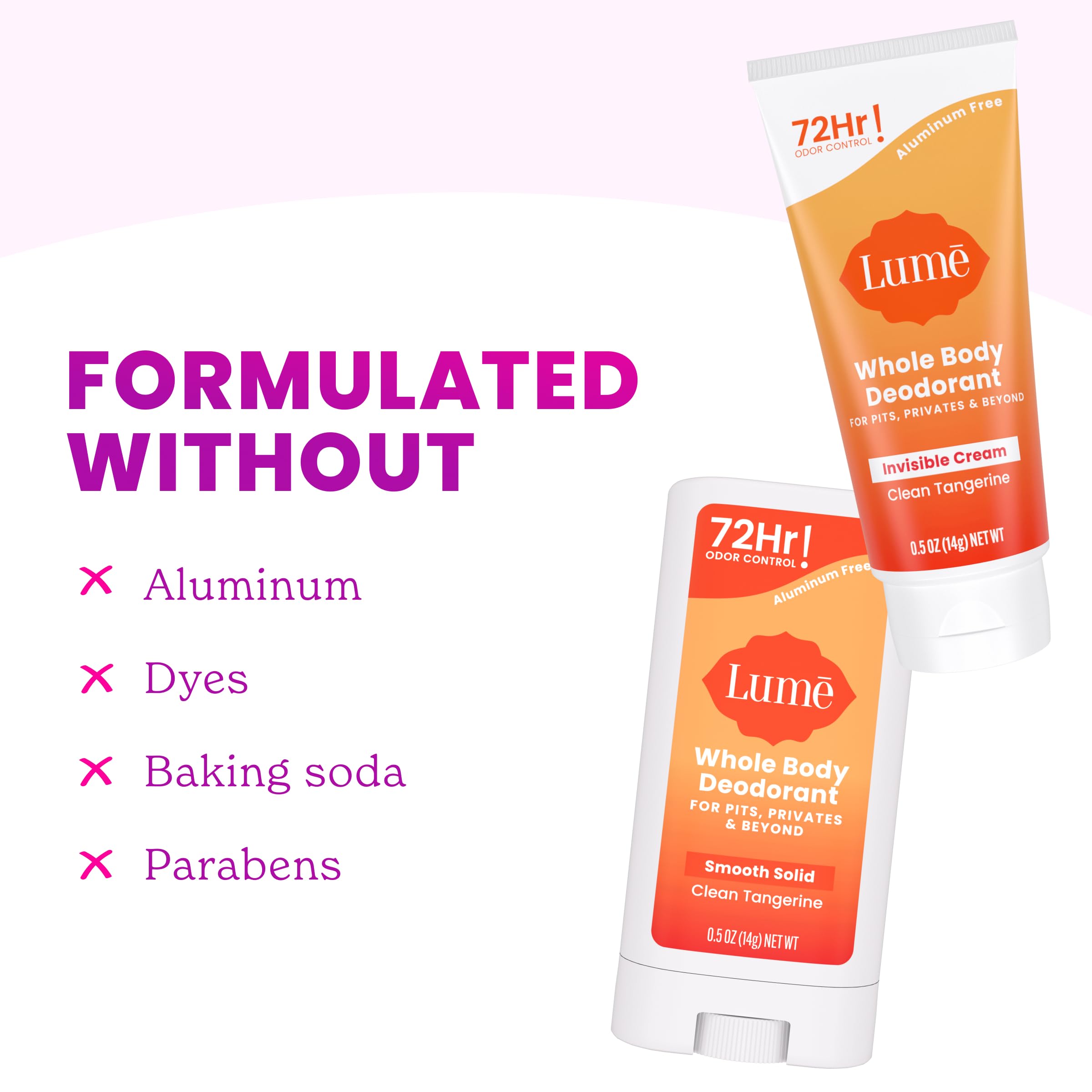 Lume fórmula pH optimizada, reduce el olor antes de formarse.