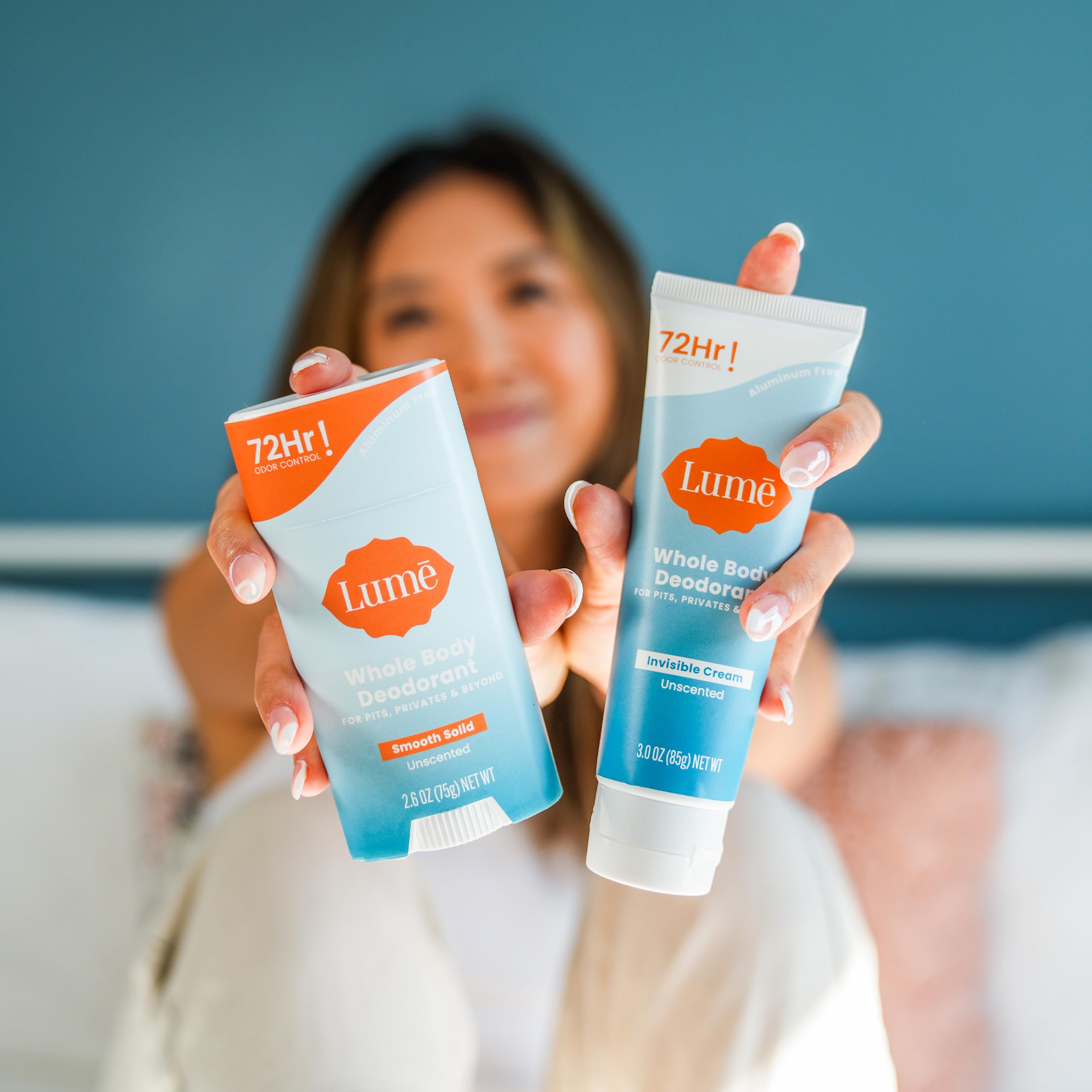 Lume hypoallergenic and skin-safe design suitable for sensitive areas.