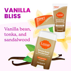 Lume Invisible Cream texture on skin provides quick odor control.