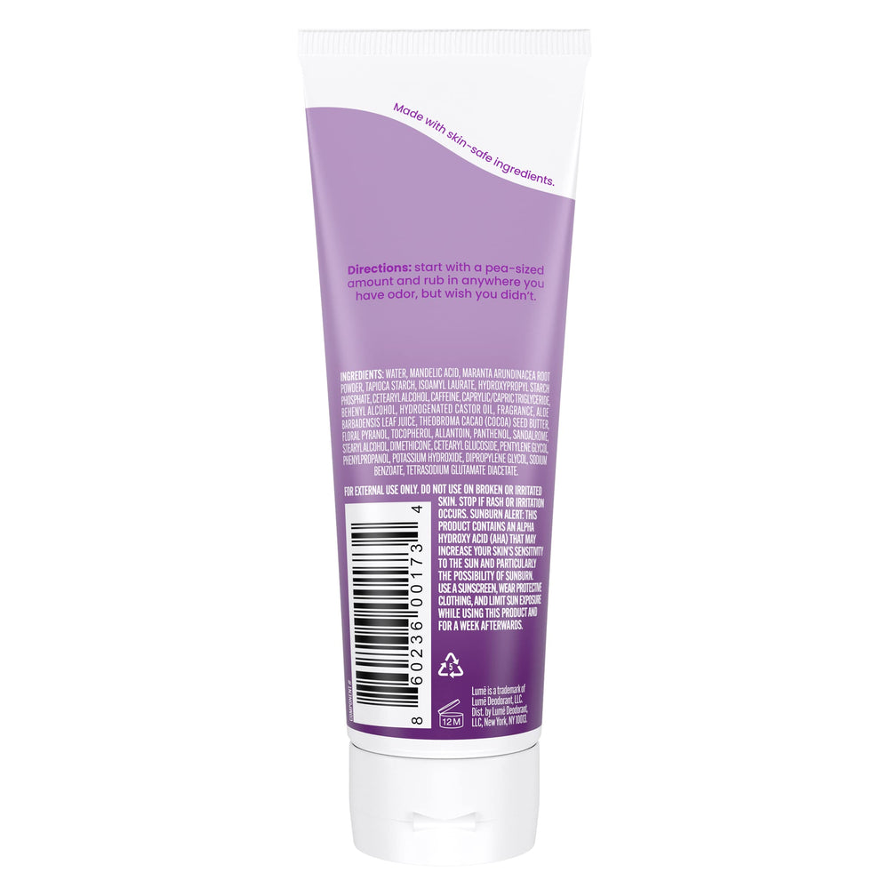 Lume Lavender Sage scented cream tube with soothing aroma.