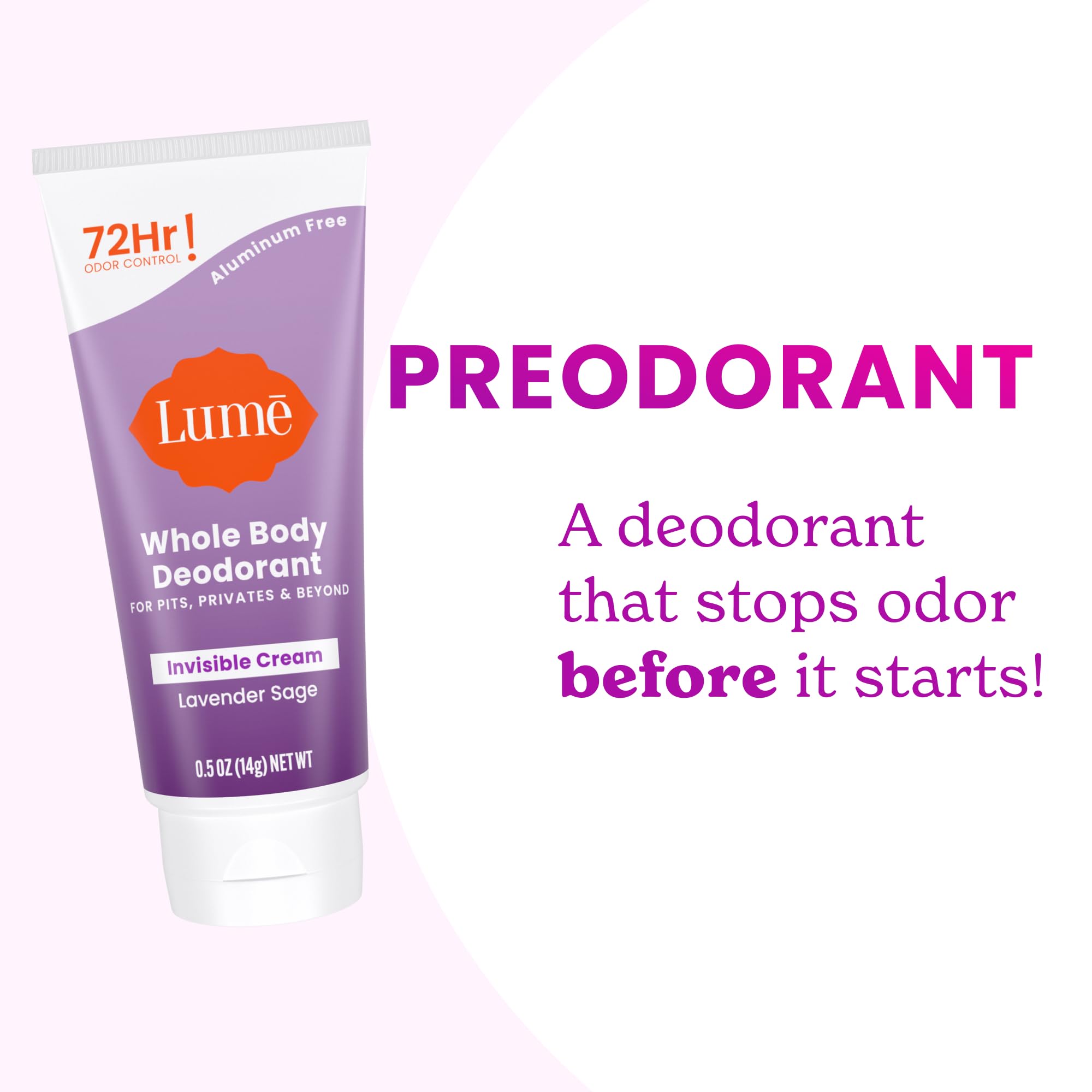 Lume pH-optimized formula blocks odor before it forms.