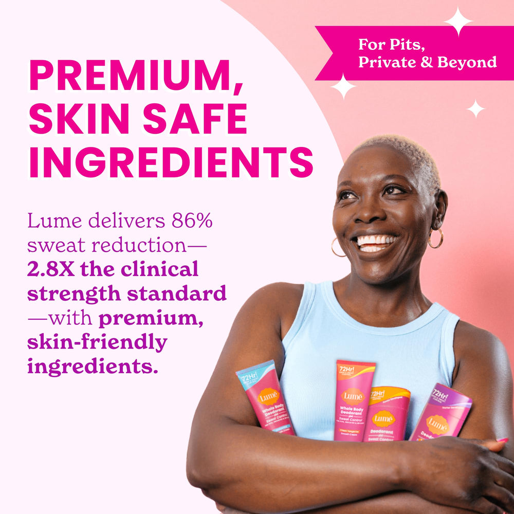 Label emphasizes baking soda free pH optimized formula