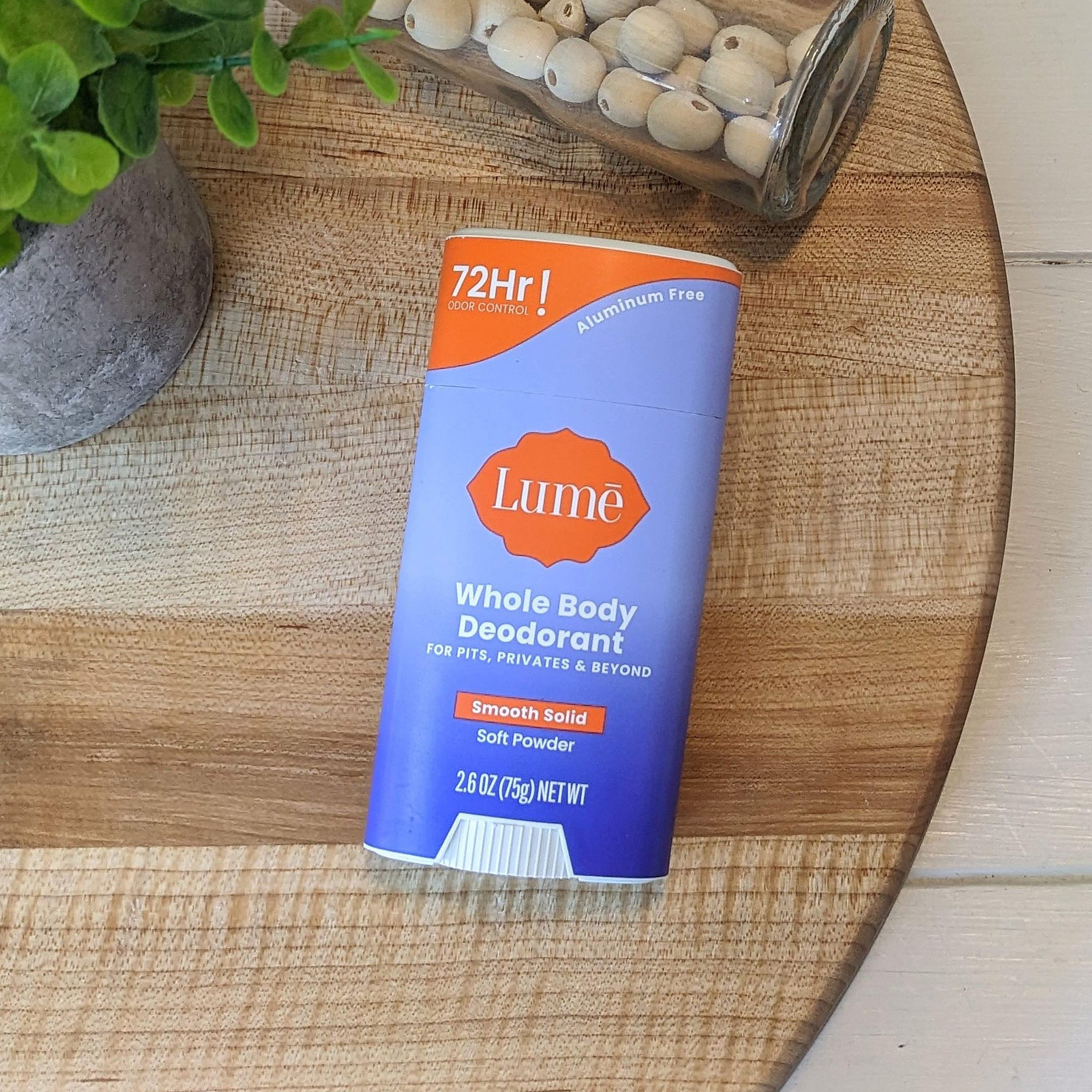 Lume skin-loving, hypoallergenic formula designed for sensitive areas.