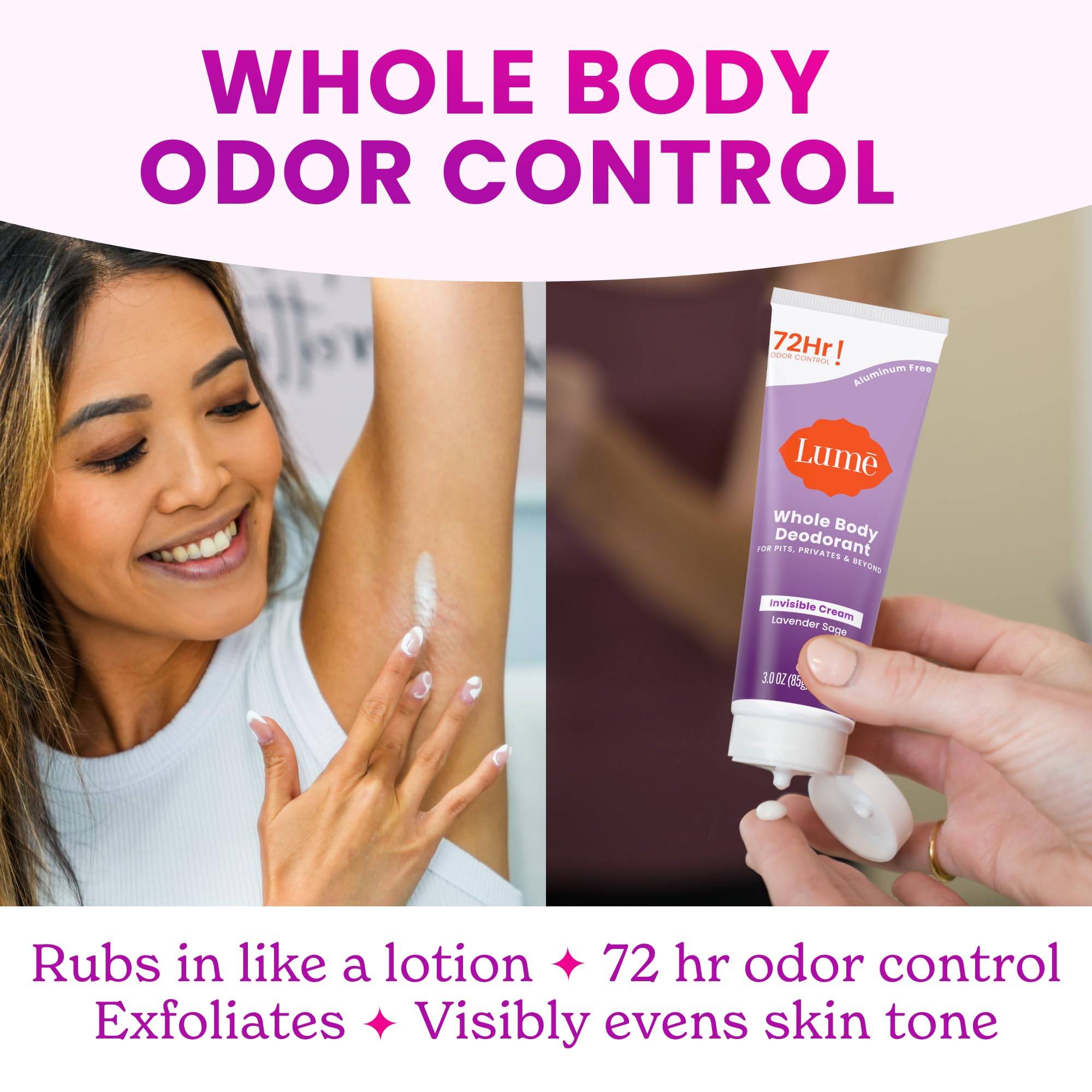Lume skin-safe hypoallergenic label communicates gentle care