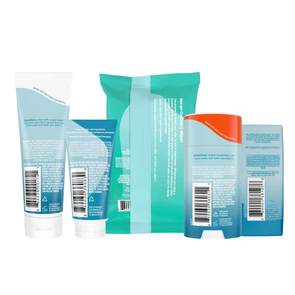 Lume Smooth Solid Stick image highlighting mess-free application