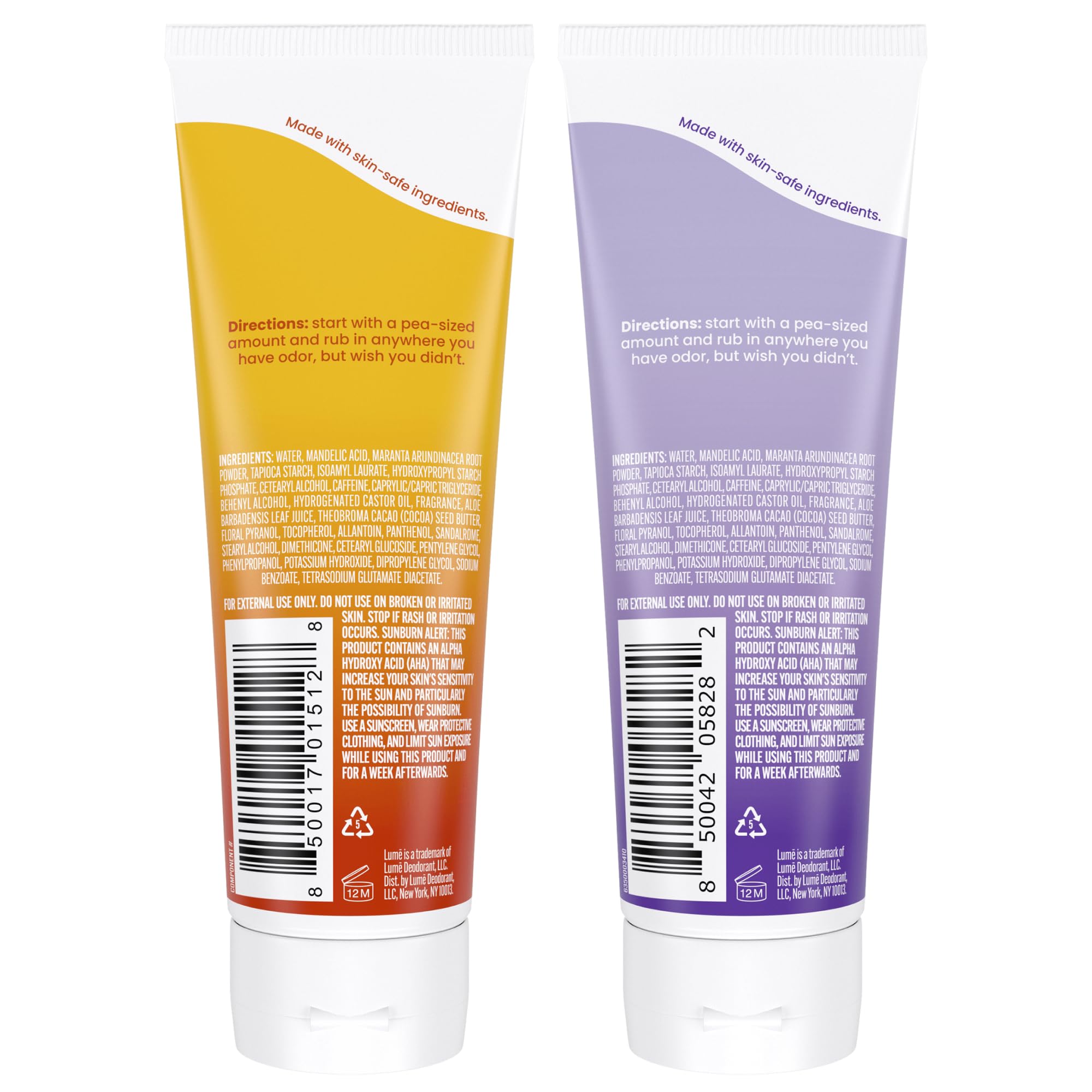 Soft Powder and Toasted Coconut duo shown for variety