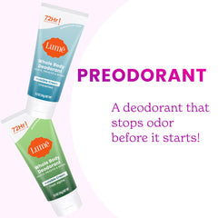 Lume unscented invisible cream being applied to skin