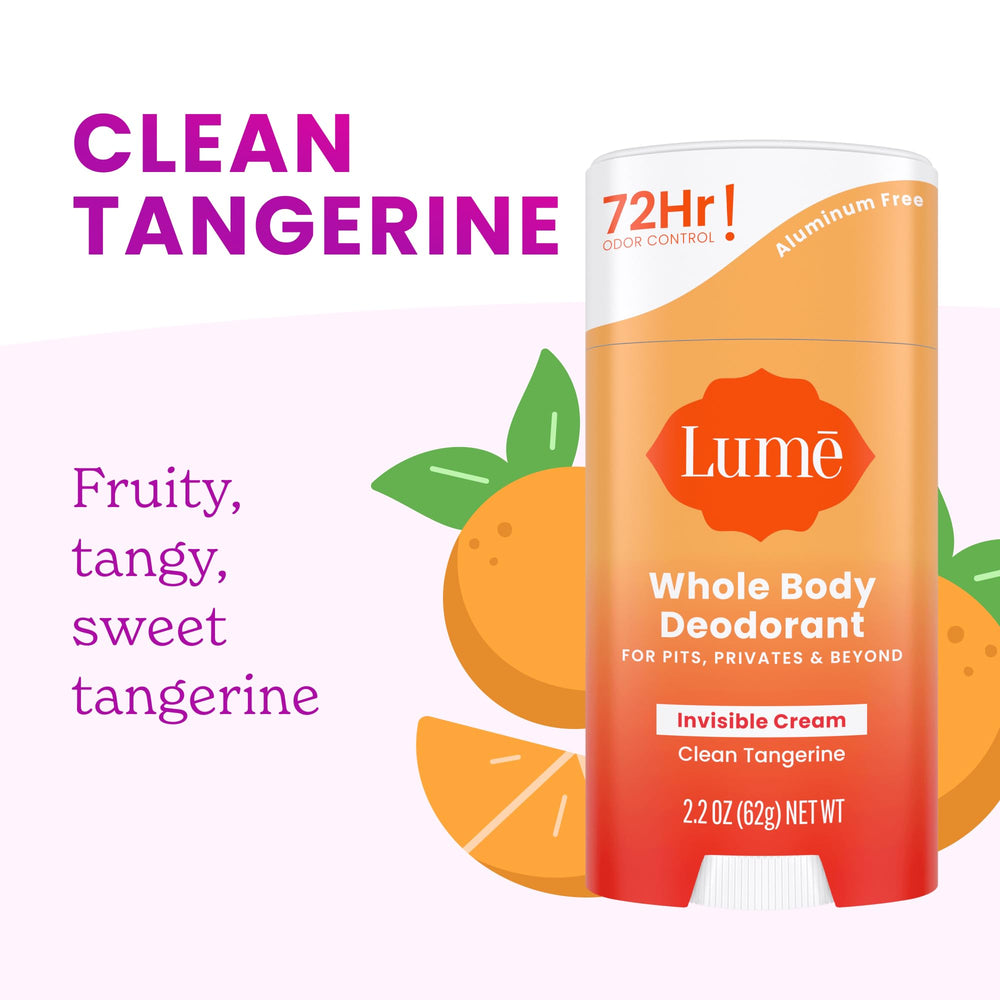 Lume skin-tone evening visual emphasizes even-toned skin and gentle care