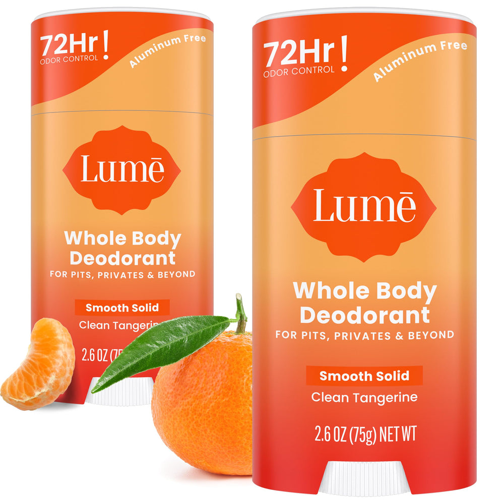 Lume whole body deodorant smooth solid stick for all-day odor control