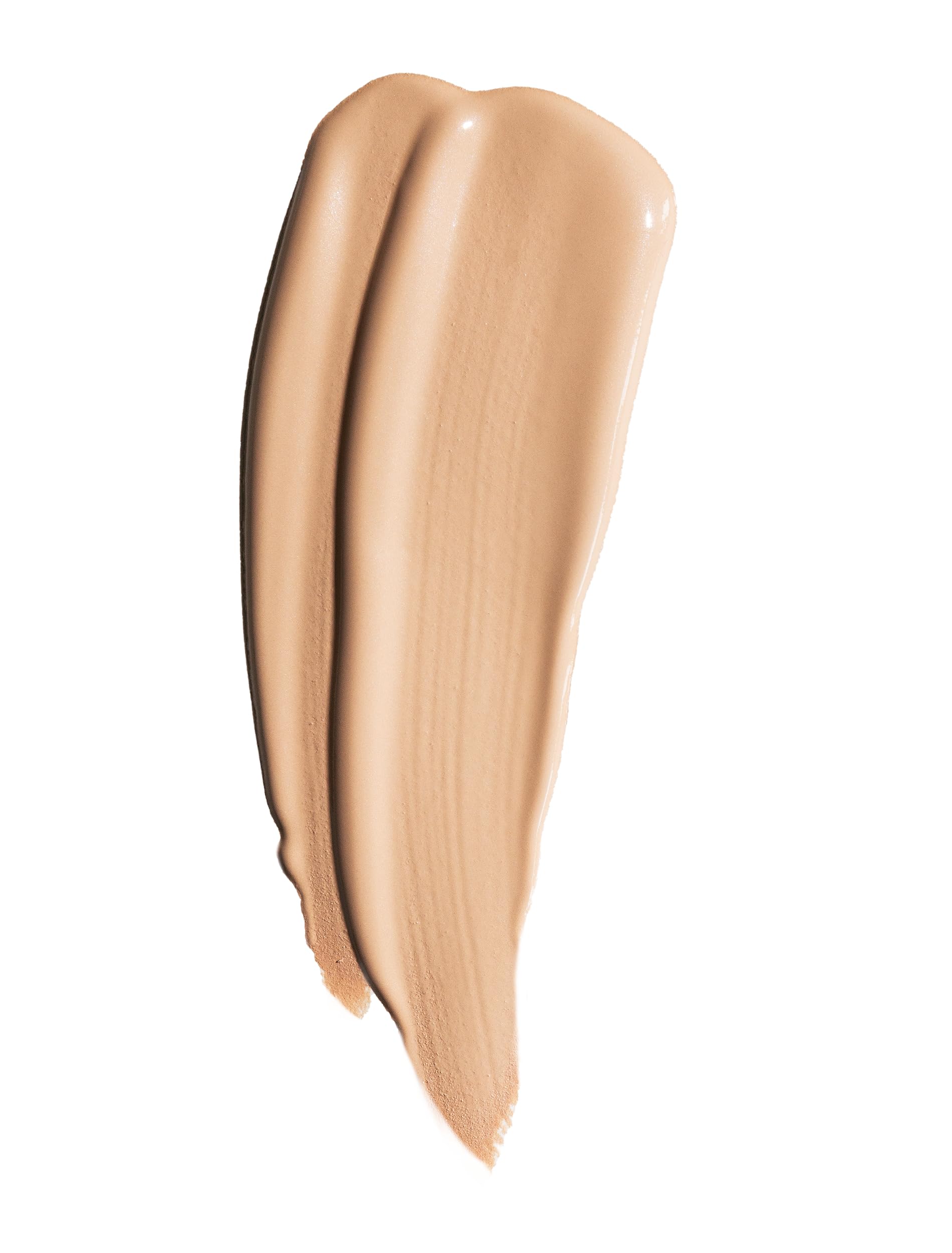 Lumene CC Cream tan swirl texture demonstrating smoothing and color correction