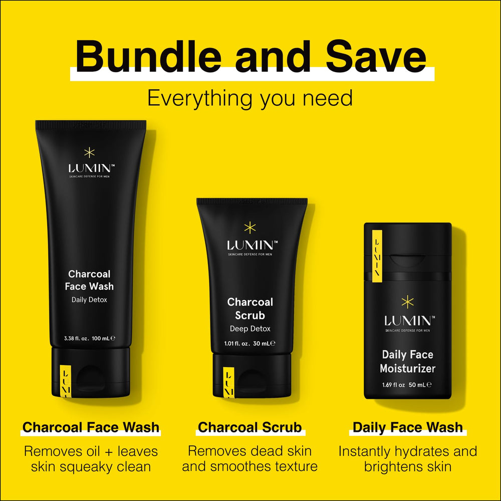 Lumin Smooth Operator Detox charcoal scrub for deep exfoliation