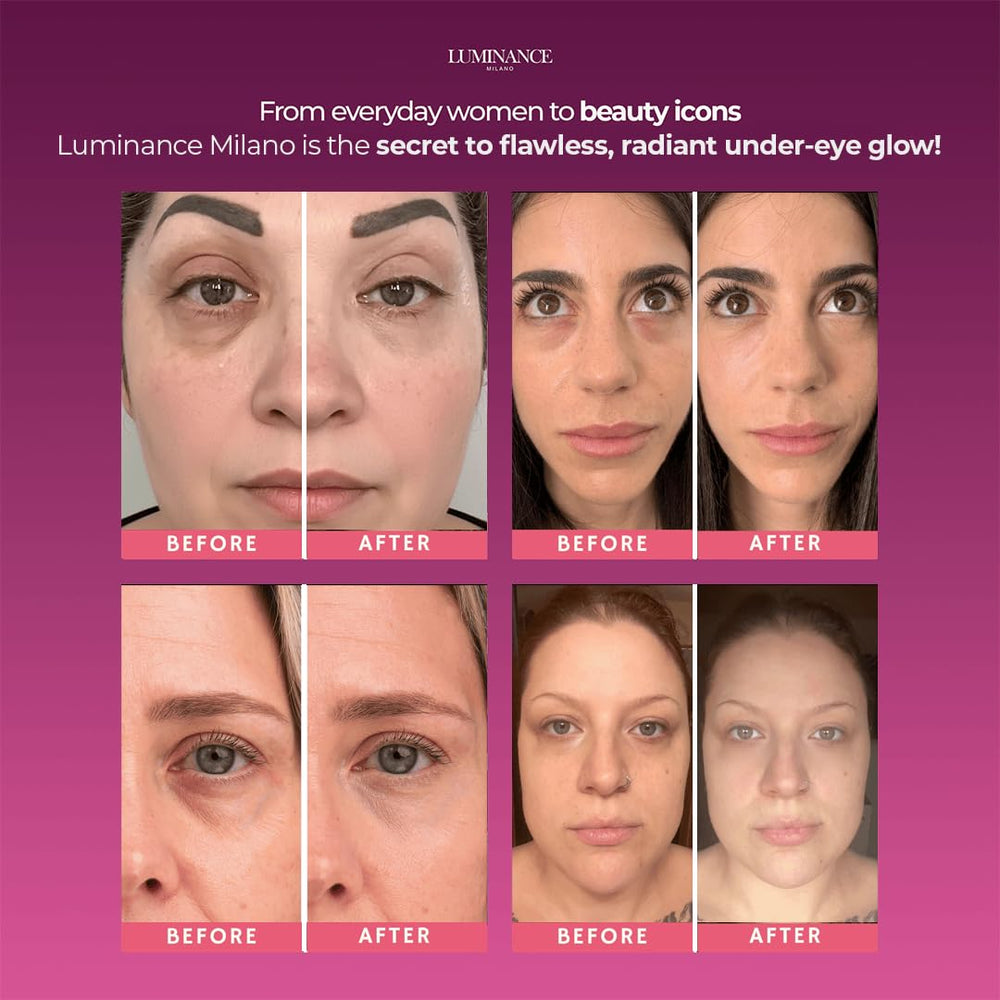 Luminance Milano lightweight cream finish blends seamlessly for long wear.