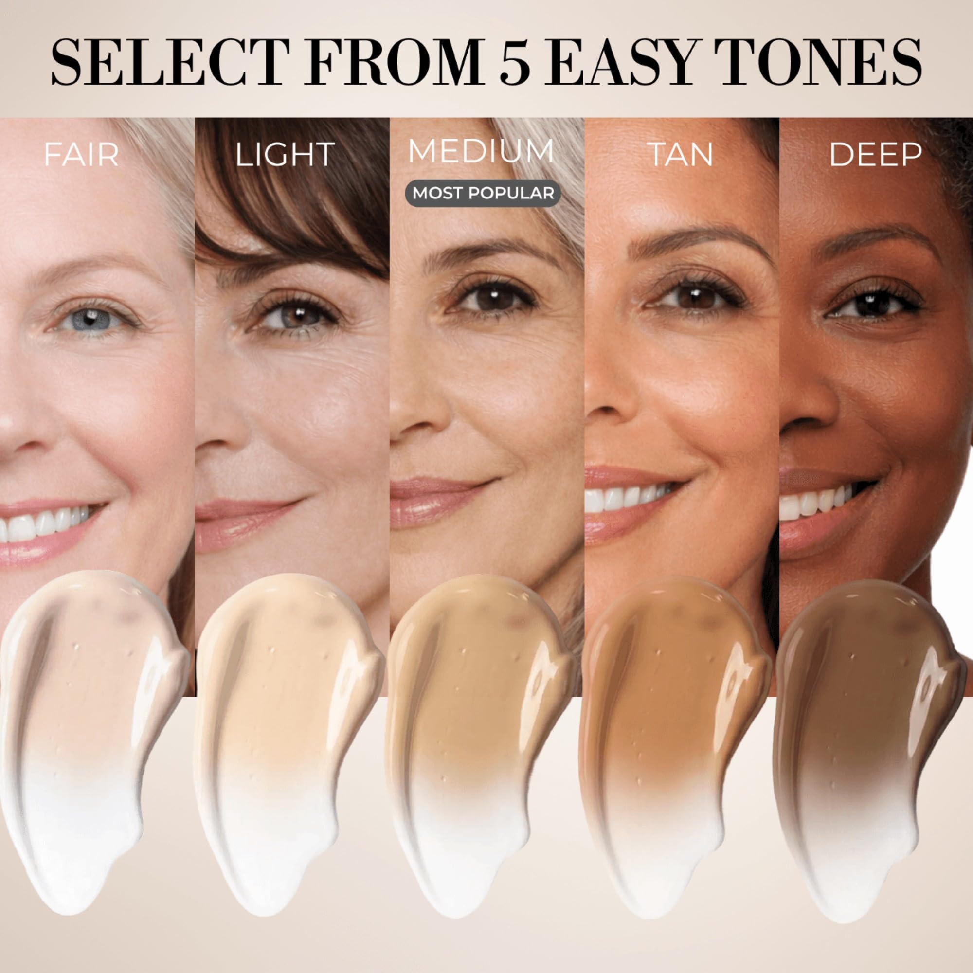 LUMINESS buffing brush for smooth, airbrushed blending