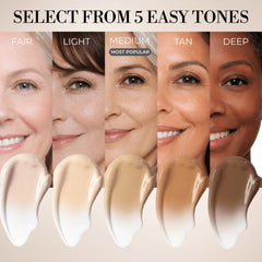 LUMINESS buffing brush for smooth, airbrushed blending
