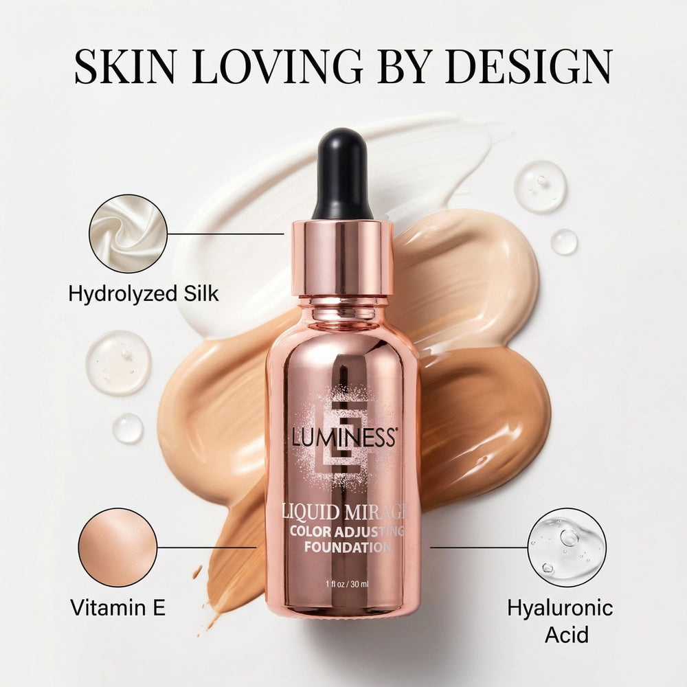LUMINESS Liquid Mirage with vitamin E for skin nourishment