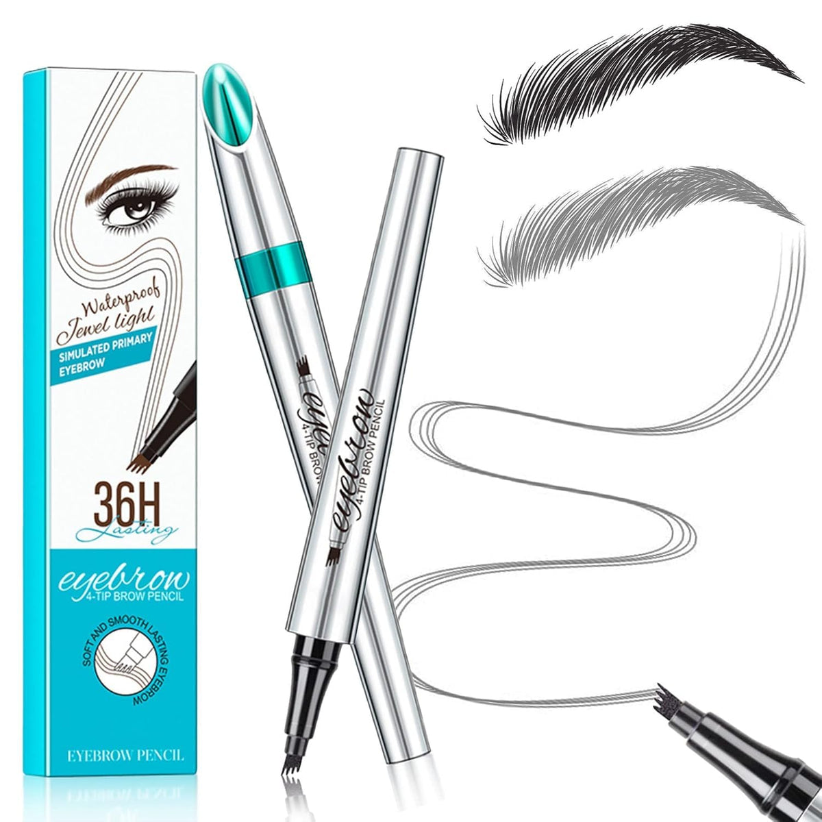 Lumiyou microblading ceja, punta microfork para trazos precisos y naturales.