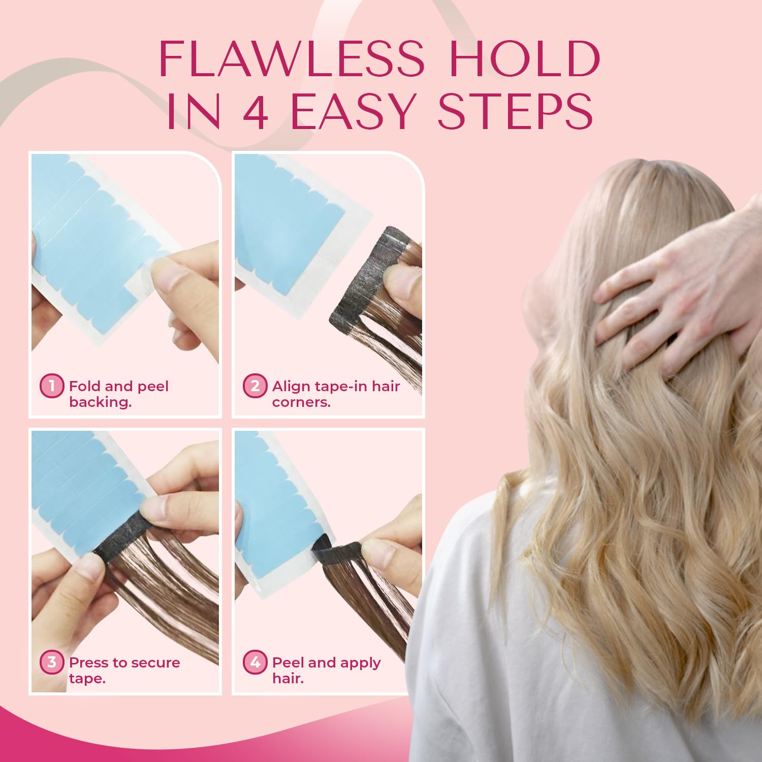 Lumoria professional and DIY friendly tape for extensions