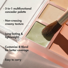 Luna Conceal Paleta 01 muestra beige para tono natural.