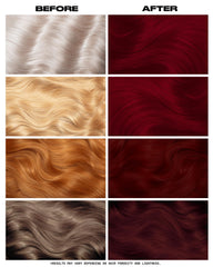 Lunar Tides Blood Moon application image demonstrates easy at-home coloring with smooth consistency.