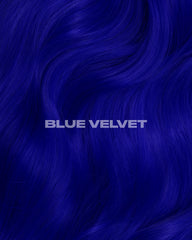 Blue Velvet swatches reveal rich, cool blue tones
