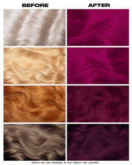 Lunar Tides fuchsia swatch close-up shows bold tone.