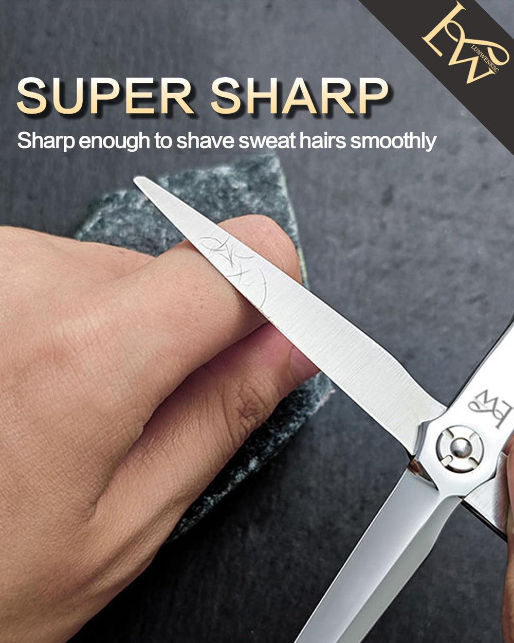 Lunwenksc ergonomic grip design for comfortable, fatigue-free cutting.