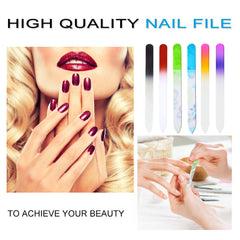 LUOTIVON hygienic non-porous nail file, easy to clean with water.